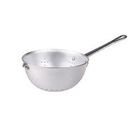 Pentole Agnelli Family Cooking Alluminio Colapasta con Manico e Gancio, Argento, 22 cm