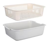 Scolapasta a strati per frutta e verdura versatile, strato di plastica adatto per cucina e conservazione della frutta in ammollo, questo essenziale da cucina serve molteplici scopi