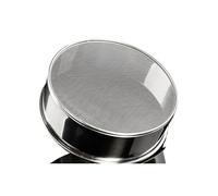 Scolapasta Acciaio Inox 2 pezzi 40/60 Mesh Cucina Ultrafine Mesh Farina Setaccio Rotondo Professionale Colino da Forno for Torte in Acciaio Inox(40 mesh)