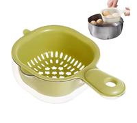 Scolapasta Con Filtro 2 In 1 - Cestello Per Lavare Le Verdure, Di Scarico Multifunzionale, Smacchiatori Da Cucina Girevoli | Contenitore Per Il Risciacquo Degli Alimenti Per La Preparazione De