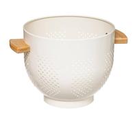 Scolapasta con manici resistenti (bianco)