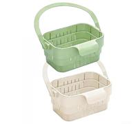 Scolapasta da appendere per lavello da cucina, 2 pezzi, in plastica | Lavare i prodotti, catturare gli scarti, previene gli intasamenti, design a doppio uso, esperienza di preparazione della