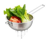 Scolapasta Da Cucina: Comodo Filtro A Maglia Fine Con Manico | Colino Per Colino In Acciaio Inossidabile, Gadget Da Cucina Per Frutta, Verdura, Pasta, Noodle, Insalata, Cottura, Lavaggio, Ristorante