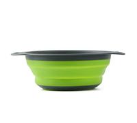 Scolapasta in Silicone Pieghevole, Cucina Pieghevole sopra Il Lavandino del Silicone Colander/Setacci, Rispettoso Dell'ambiente Non Tossico Facile da Pulire, Lavabili in Lavastoviglie (Verde-1PCS)