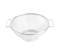 Scolapasta multiuso in acciaio inox con colino a due manici per cucinare e lavare i piatti in modo efficiente da cucina con doppio manico