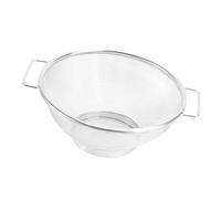 Scolapasta multiuso in acciaio inox con colino a due manici per cucinare e lavare i piatti in modo efficiente da cucina con doppio manico