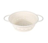 Scolapasta per Frutta, Colino Pieghevole per Alimenti in Silicone con Manici, Cestello di Scolo per Frutta e Verdura da Cucina e Lavastoviglie