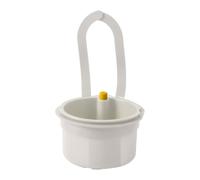 Scolapasta per lavello, scolapiatti per frutta, verdura, residui, scolapasta per casa, piccoli spazi, dormitorio, appartamento, ristorante, rubinetto da appendere, 14,3 x 8,3 x 20,2 cm