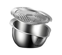 Scolapasta per riso multifunzione in acciaio per cucina | Utensile da cucina per bacche Quinoa Sushis Insalate Risciacquo Tè e Frutta