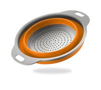 Scolapasta Pieghevole Scolapasta Silicone, 1 pezzi, centrifuga insalata, per scolare pasta verdure e frutta scolapasta, Cucina Scolapasta