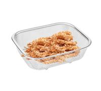 Scolapasta rettangolare per verdure, colino rettangolare a maglia fine, colino per olio in acciaio inox, ciotola per lavaggio riso, colino da cucina rettangolare con cestello in rete