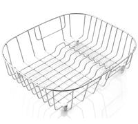 Scolapiatti 32,3 x 38,7 x 11cm Acciaio Inox Cestino per Scolare Lavello Cucina