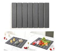 Scolapiatti, 40 x 30 cm, tappetino scolapiatti per stoviglie che assorbe l'acqua, ad asciugatura rapida, tappetino scolapiatti in terra di diatomea come tappetino scolapiatti per lavello da cucina