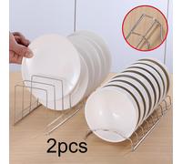 Scolapiatti a 2 Pezzi con Portapiatti E , Organizer Multiuso Stabile per ,