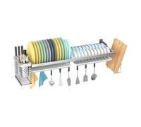 Scolapiatti A Parete, Scolapiatti, Scolapiatti, Scolapiatti Con Supporto Per Tagliere, Vassoio Per Scolapiatti Per Riporre Gli Utensili Da Cucina(Bowl rack,73cm)