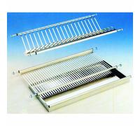 SCOLAPIATTI Acciaio Inox con vaschetta raccogli gocce 86 CM per pensile da 90 CM