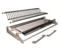Scolapiatti ad incasso con attacco a molle da 56ml acciaio inox con telaio made in italy