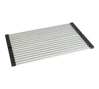 Scolapiatti avvolgibile Idrostile 470x12 mm acciaio spazzolato Acciaio spazzolato