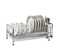 Scolapiatti, Cestino for piatti con vassoio raccogligocce, scolapiatti, for posate in plastica rimovibile montato a pavimento, piatto da cucina, stendino, supporto for rack