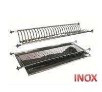 Scolapiatti Colapiatti Ad Incasso 86 cm Acciaio Inox Base Vaschetta Salvagoccia