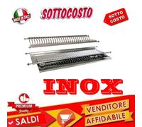 SCOLAPIATTI COLAPIATTI AD INCASSO DI 76 CM ACCIAIO INOX CON BASE VASCHETTA GOCCE
