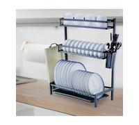 SCOLAPIATTI COLAPIATTI BASE APPOGGIO IN ACCIAIO 3 RIPIANI 42 X 25X 60 CM MJ-6014