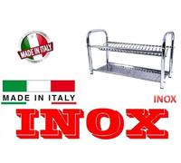 SCOLAPIATTI COLAPIATTI BASE O APPOGGIO IN ACCIAIO INOX DA 50 CENTIMETRI CM NEW