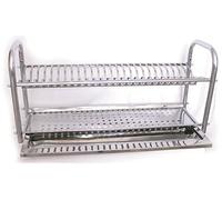 SCOLAPIATTI COLAPIATTI BASE O APPOGGIO IN ACCIAIO INOX DA 60 CON RACCOGLIGOCCE MADE IN ITALY