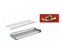 Scolapiatti Colapiatti in filo acciaio inossidabile c/ porta bicchiere e piatti