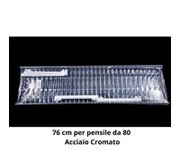 Scolapiatti colapiatti scola bicchieri ad incasso per pensili da cucina 76 86 cm