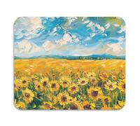 Scolapiatti con campo di girasole sotto la luce del sole luminoso con tappetino in microfibra assorbente terra diatomacea tappetino accessori da cucina 60 x 50 cm