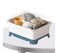 Scolapiatti Con Coperchio - Vaschetta per Piastrelle e Bicchieri | Porta Blasd per Allattamento, Contenitore per Essiccazione Bottiglia, Svuotato Calcolatrice