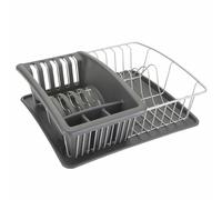 Scolapiatti Con Vaschetta+Bacinella Plastica - Metaltex