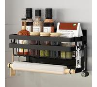 Scolapiatti da appendere sopra il lavello - Regola Portapiatti da parete sopra il lavello, tagliere e porta spezie(Green,16 * 30 * 11.5cm)