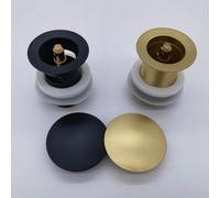 Scolapiatti da bagno per l'acqua Scarico a pavimento Tappo per lavandino di scarico pop-up push-down durevole in ottone non poroso