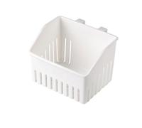 Scolapiatti da cucina - Cestello porta posate, portaposate, contenitore per utensili da cucina con fori di drenaggio, contenitore per lavello da appendere, per cucchiai e forchette