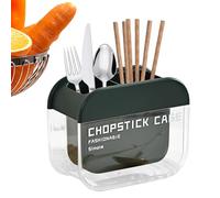 Scolapiatti da cucina | con cestello vassoio di scarico rimovibile - portacandele e forchette con vassoio rimovibile | per spatola, posate, bacchette, telecomando, pennello