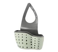 Scolapiatti da cucina, da appendere, per bagno, dispensa, porta spugna, scolapiatti da cucina, in plastica beige (verde, 21 x 15 cm)