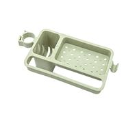 Scolapiatti da cucina, scolapiatti per rubinetto, per uso domestico, per cucina e cucina, con spugne, spazzole, scolapiatti (verde, taglia unica)