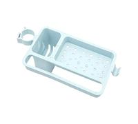 Scolapiatti da cucina, scolapiatti per rubinetto, per uso domestico, per cucina e cucina, con spugne, spazzole, per riporre i piatti (blu, taglia unica)