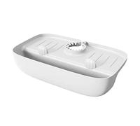Scolapiatti da cucina, supporto per lavello con scarico, organizer da cucina, per la casa, scolapiatti in acciaio inox (A, taglia unica)
