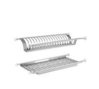 Scolapiatti Da Incasso In Acciaio Inox Cm56