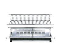 Scolapiatti da Incasso Inox 18/10 per pensili da cm.90