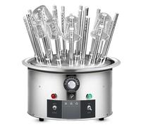 Scolapiatti da laboratorio per vetreria, supporto per asciugatrice con 20 tubi di drenaggio, intervallo di temperatura 40-120 ℃, tempo di asciugatura 8-10 minuti, ideale per provette e bicchieri