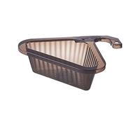 Scolapiatti da Lavello Mensola di scarico del lavandino con maniglia a scomparsa adatta per tutti i lavelli da cucina per lavello riangolare angolo multifunzionale Scarico del cigno per (C, One Size)