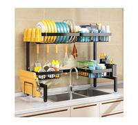 Scolapiatti da Lavello Stendino for piatti sopra il lavello, grande scolapiatti for cucina, estensibile e regolabile, salva spazio in cucina, stendibiancheria sopra il lavello della cucina Scolapiatti