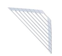 Scolapiatti da Lavello - Struttura pieghevole leggera antiscivolo a forma triangolare - Tappetino Asciuga Stoviglie da Cucina - Ideale per camere, dormitori, appartamenti, affitti, soggiorni, ristoran