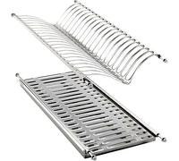 La Telese Scolapiatti H0077 52 Acciaio Inox 18/10 con vaschetta L 60 cm