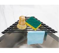 Scolapiatti Flessibile e Robusto: Sistema di Scolatura Rapida, Installabile sul Lavello, Piccolo e Pratico per la Famiglia Italiana - Multiuso con Pieghevolezza e Design Ergonomico (square tube)