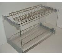 Scolapiatti griglia inox per mobile 80 cm con telaio in alluminio INOXA